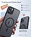 FNTCASE for iPhone 11 Pro Case: Magnetic Translucent Matte Military Grade Drop Protection Phone Cover | Slim Anti-Slip Durable Shockproof for iPhone 11Pro 2019 Cases (5.8 inch Black)