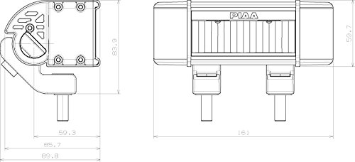 Piaa 07206 Led Fog Light Bar Kit, White (7206) #TOP2