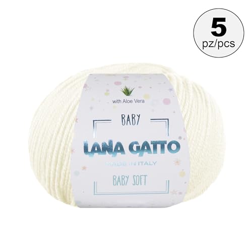 Baby Soft Yarns for Crocheting and Knitting 100% Merino Wool Treated with Aloe Vera - Image 2