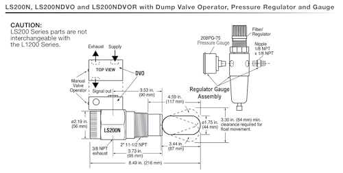 Interrupteur de niveau LS200 Murphy Enovation Controls stop pannes de niveau