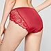 SESILK Silk Panties Mulberry Silk Underwear Women's Panties Exquisite Lace Pattern Pure Silk Material Breathable And Comfortable Delicate Touch Gift Box Packaging Sexy Women's Underwear Red M