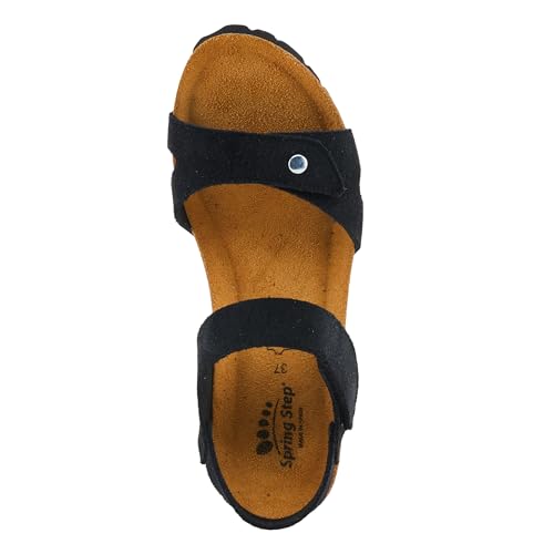 Spring Step BABYBELL Women's Wedge Sandals - Dual Hook and Loop Adjustability, Footbed Molds for Maximum Support4