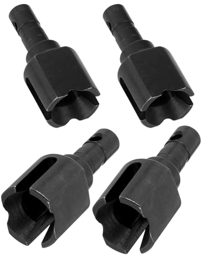RCarmubWow RC Diff Outdrives Upgrades Part for 1/7 Mojave 6S BLX(EXB),1/8 Kraton Outcast Talion 6S BLX(EXB),45# Steel Differential Outdrive,4PCS,Replace #ARA310981,Black
