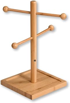 Kesper 58614 Pretzel and Sausage Stand, Bamboo