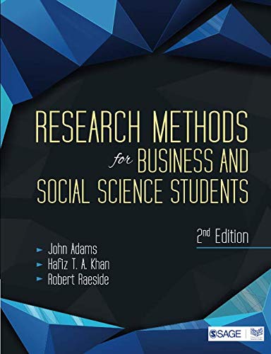 Research Methods for Business and Social Science Students