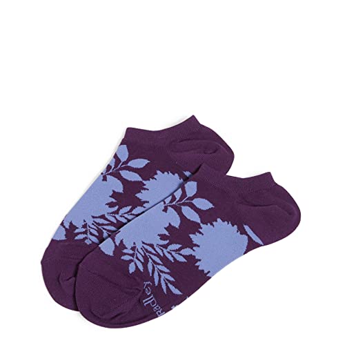 Vera Bradley Women's No-Show Socks, Flirty Floral Tonal, One Size #TOP22