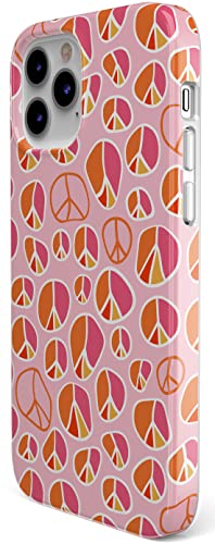 Casely Iphone 13 Pro Max Case | Compatible With Magsafe | Peace Out | Groovy Peace Sign Case #TOP4