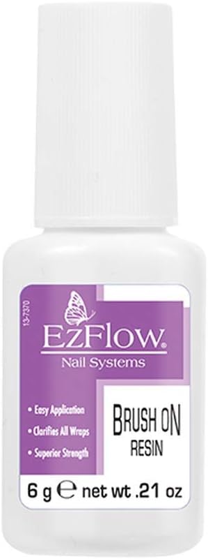 EZ FLOW Brush-On Resin, 0.21 Ounce, Clear