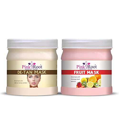 Image of Pink Root De-Tan Mask 500gm with Fruit Mask 500gm