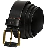Superdry Cinturón de cuero clásico para hombre, cinturón de vestir casual e inteligente para hombre con hebilla de metal, cinturón de jeans y chinos duradero para uso diario (Y9210122A), Negro, XL