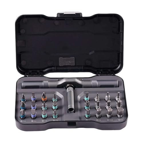 24 in 1 Multi Bit Ratchet Wrench Screwdriver Set With Magnetic Screwdriver Bits Detachable T Ratchet Handle