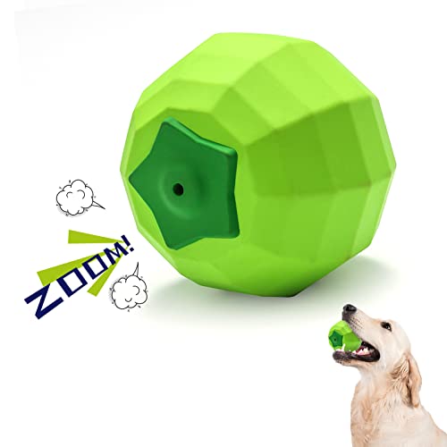 JZXOIVA Interactive Dog Toys Ball, Dog Squeaky Toy for Aggressive Chewers, Large Breed Ball Chew Toy for Relieving Anxiety, Outdoor Dog Toys Dog Water Toys for Dogs