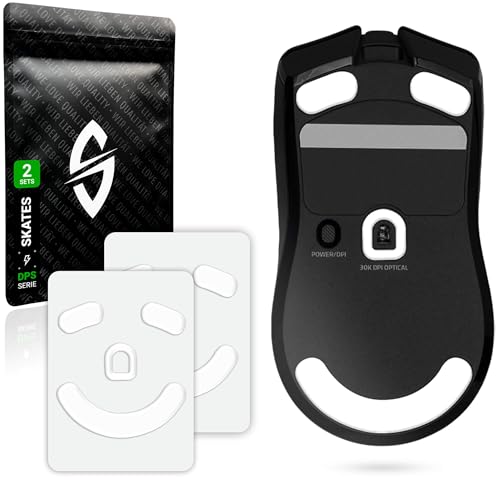 SensoryBoost DPS Glides (Lot de 2) pour Razer Viper V2 Pro - Ultra Rapides, Arrondi, Faible Friction, de Haute Qualité, Durable - Patins de Souris de...