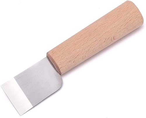 WUTA Coltello professionale in pelle artigianale coltello da taglio in pelle coltello diradante fai da te per lama dritta - sinistra