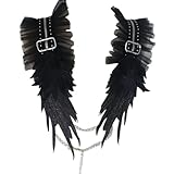 Lolitas Wing Lace Harnesses Women's Fashion Adjustable Straps For Women Comfortable Fashion Accessory Mystical Styles, Black, One Size