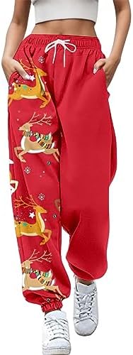 Amazon | [Foreted] クリスマス パンツ レディース スウェットパンツ