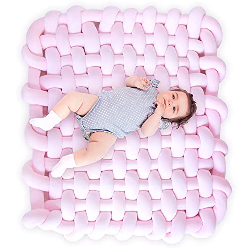 Lion Paw Knotted Braided Nursery Play Mat #TOP17