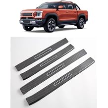 Carbon Fiber Door Sill Protector for BYD Shark 6 2024-2025 2026, Auto Parts Door Entry Guard Scuff Plates Trim Covers Accessories Outside Outsind