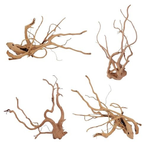 AquaOne Aquarium Wurzel XL 60-80 cm - Filigrane Moorkienwurzel für Aquascaping, Naturdeko & Aufsitzerpflanzen - Handverlesenes Unikat für Süßwasseraquarien