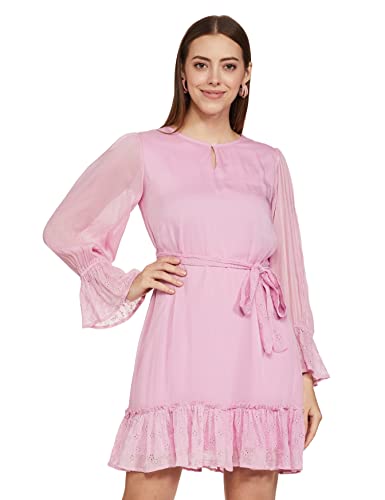Image of AND Women's Viscose A-Line Mini Dress