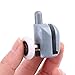 LumaGrove Shower Door Rollers 4pcs Shower Rooms Cabins Pulley Shower Room Roller Runners Wheels Pulleys Glass Sliding Door Pulley Shower Door Wheels(A 25mm Diameter)