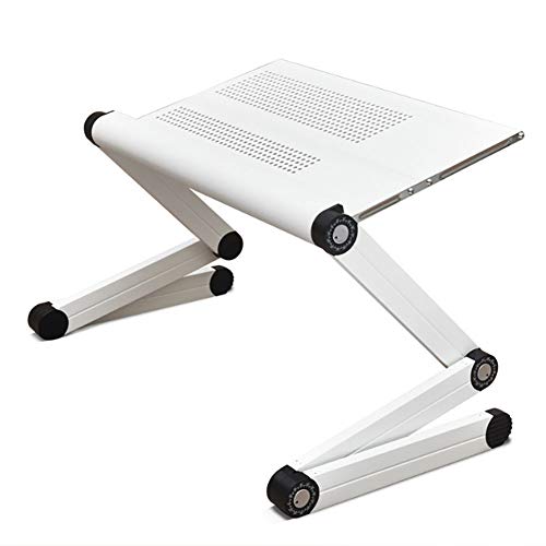 Preisvergleich Produktbild Dsti Großer Faltbarer Bettablage-Schreibtisch Tapeziertisch Flohmarkttisch beistelltisch klappbar Computertisch Schreibtisch für den Heimstudientisch für Studenten,Weiß,450 * 245mm