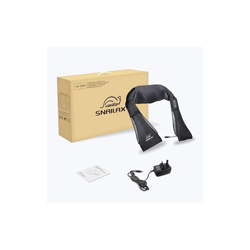 run Snailax Back Neck Massagers for Pain, Shiatsu Massager with