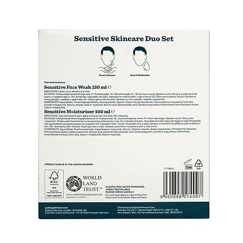 BULLDOG SKINCARE - Sensitive Duo Giftset for Men | Sensitive Moisturiser & Face Wash - Image 6