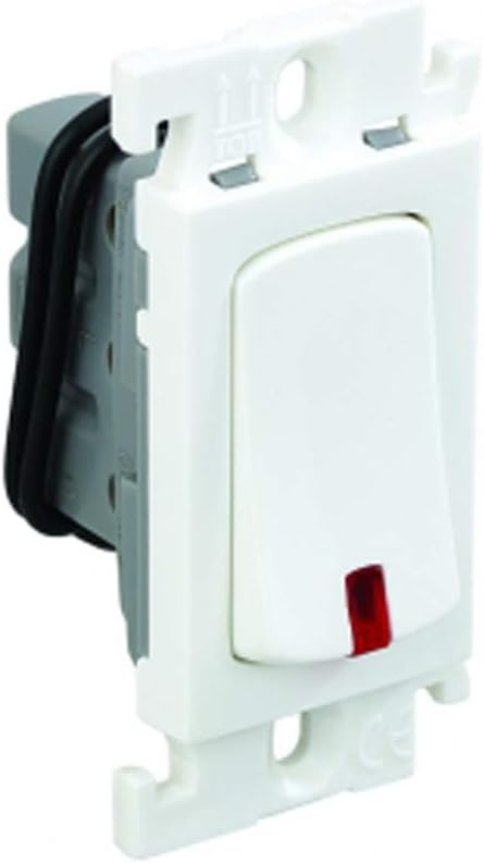 Mylinc 16 A-230 VA 1 Way SP Switch With An Indicator (White)