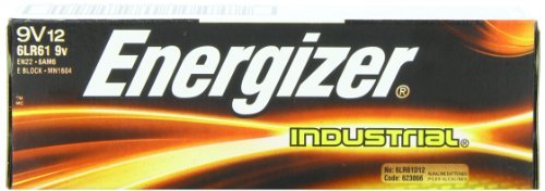 Energizer(R) 9-Volt Alkaline Industrial Batteries (Pack of 3 (12 batteries each))