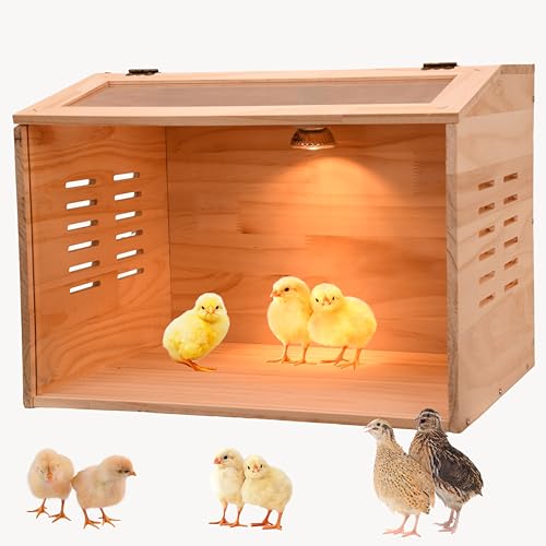 Brooder Box for Chicks Chicken Brooder Box Chicken Heater Poultry Brooder with Heaters for Baby Chicks Ducks Quail Birds