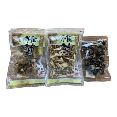 無添加無農薬の乾燥原木シイタケ2袋とキクラゲ1袋の満足セット 一般社団法人 木づかいプロジェクト A-A12