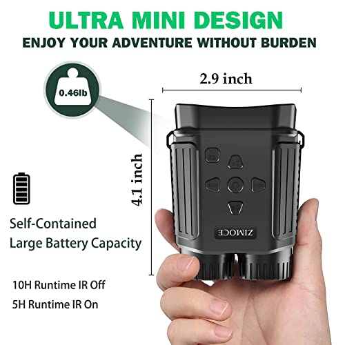 ZIMOCE Night Vision Goggles Tactical Gear, 1080P Video Night Visi