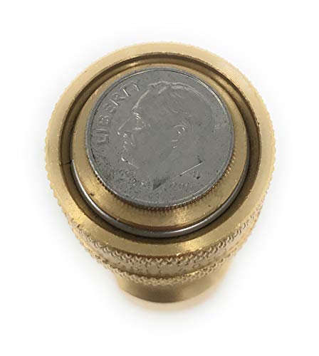 3/8 Inch Natural Gas Quick Connector Brass Propane Adapter Fittings For Lp Gas Propane Hose Quick Disconnect [2660] Solid Brass 1/2 Psig Pressure 50 000 Btu Hour Capacity Input 3/8 Insert #TOP5
