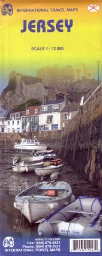 Jersey Travel Reference Map: 1:12,000