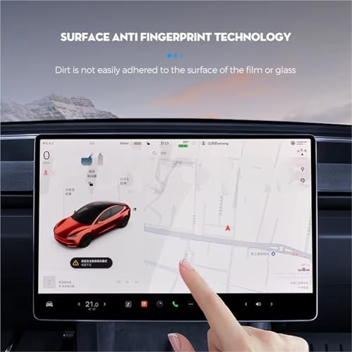 Protector de pantalla para Tesla Model Y Juniper de vidrio templado de 15,4 pulgadas 6