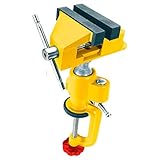  TOPEX Schraubstock für Bohrmaschine aus Gusseisen.Backen aus Stahl.