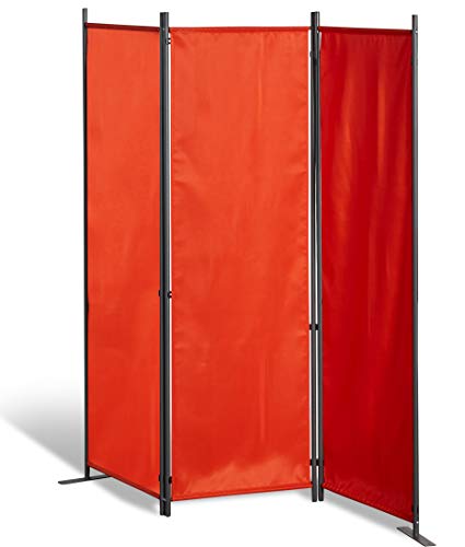 GRASEKAMP Qualität seit 1972 Stellwand 165x170 cm dreiteilig - Terra - Paravent Raumteiler Trennwand Sichtschutz