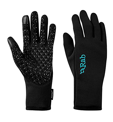 Rab Womens Phantom Grip Glove Black Medium, Black