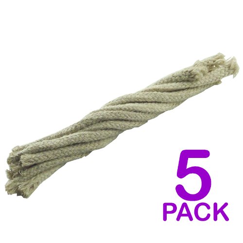 Stoppini di ricambio in cotone per torce in bambù