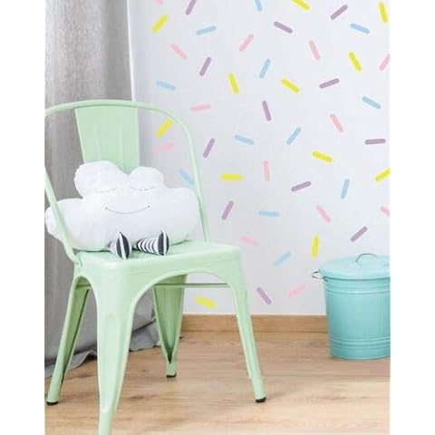 26 Removable Sprinkles Wall Stickers Kid Decal Art Nursery Bedroom Vinyl Decals (Mint) Cover