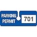 Brady Pre-Printed Parking Permit Hang Tags 96286