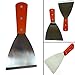 AnapoliZ Stainless Steel Grill Griddle Spatula Scraper Commercial Grade | Diner Flat Straight Blade, Premium Commercial Grade (1 Piece)