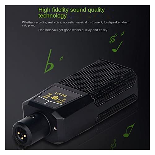 Microphone 260 carte son live broadcast singing wired microphone receiving and recording equipment - 6