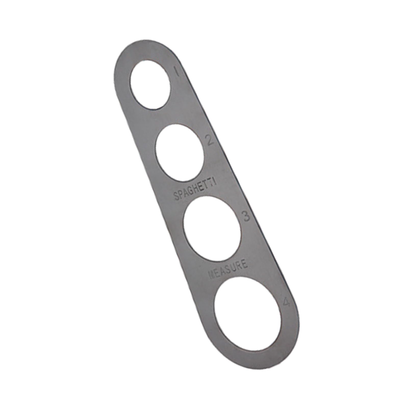 YWLUUOO 430 Stainless Steel Pastas Portioning Tool 4 Hole Size Spaghetti Measure Ruler for Accurate Serving Kitchen Gadget Pastas Portioning Tool