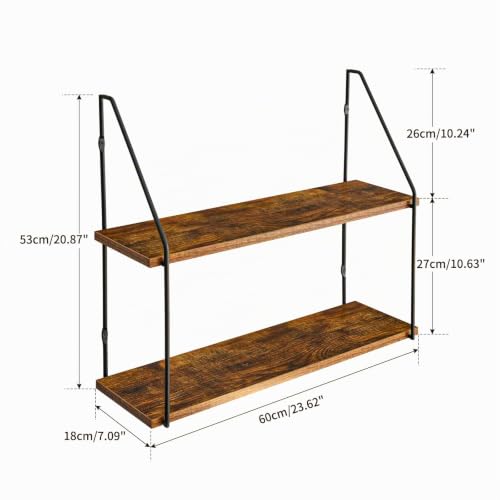 Support mural stable IBUYKE pour optimiser le rangement des petits espaces avec style - 4