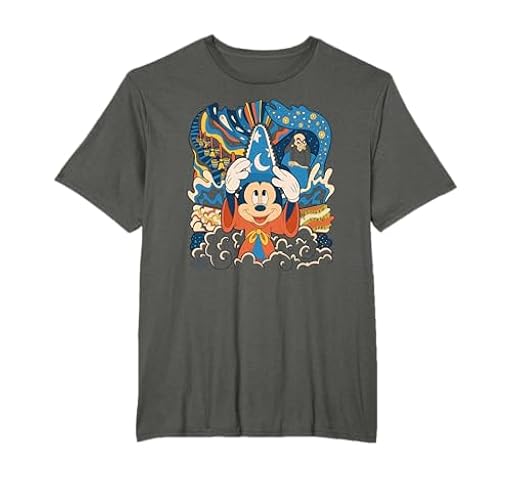 Disney Fantasia Mickey Mouse Sorcerer’s Apprentice Retro Camiseta | Ya disponible en tu tienda friki favorita! En mundofriki.es!