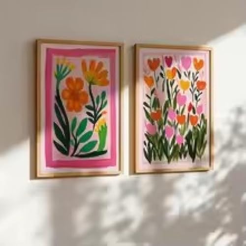 Impression fleurs sauvages affiche decoration murale 60x80 - 4