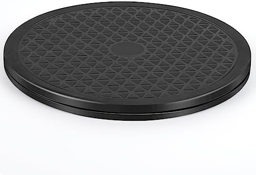 2 Pack Heavy Duty 12" Turntable Stands - 360° Swivel Base For TVs, Monitors, Plants & Speakers, Holds 200 Lbs