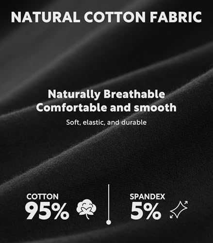 Image of 5Mayi Mens Briefs Underwear Multipack Black Cotton Men's Soft Breathable Briefs